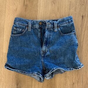Levi's Dark Blue Jean Shorts
